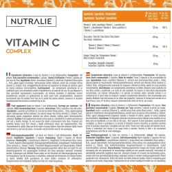 Nutralie Vitamina C 1000 mg Rosa Canina Antioxidante 180 Cápsulas + 180 Cápsulas Duplo