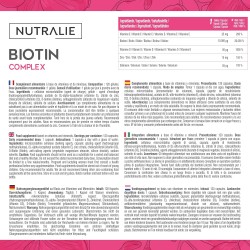 Nutralie Biotina Con Vit D Y E  Pelo, Piel, Uñas 120 Cápsulas + 120 Cápsulas Duplo Promocion