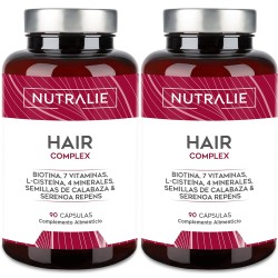 Nutralie Hair Complex +  Biotina 90 Cápsulas + 90 Cápsulas