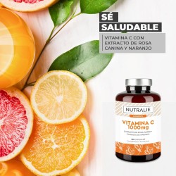 Nutralie Vitamina C 1000 mg Rosa Canina Antioxidante 180 Cápsulas + 180 Cápsulas Duplo