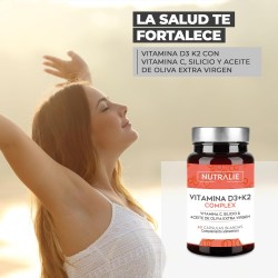 Nutralie Vitamina D3 + K2 Complex 60 Cápsulas + 60 Cápsulas Duplo Promoción