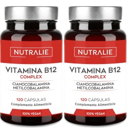 Nutralie Vitamina B12 Complex 2000 Mcg 120 Comprimidos + 120 Comprimidos Duplo Promocion