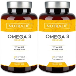 Nutralie Omega 3 Complex 2000Mg 60 cápsulas + 60 cápsulas Duplo Promocion