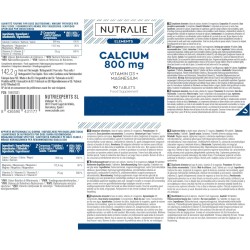 Nutralie Calcio con Magnesio Vitamina D3 800mg 90 Comprimidos