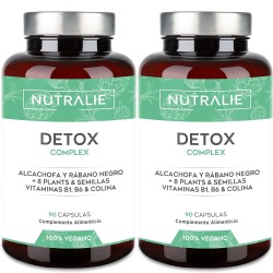 Nutralie Detox Complex Detoxificante Depurativo 90 Cápsulas + 90 Cápsulas Duplo