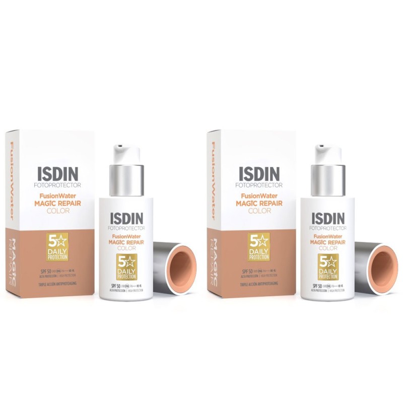 Isdin Age repair Fusion Water SPF50 Color 50 ml + 50 ml Duplo Promocion