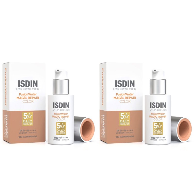 Isdin Age repair Fusion Water SPF50 Color 50 ml + 50 ml Duplo Promocion Isdin Age repair Fusion Water SPF50 Color 50 ml + 50 ml Duplo Promocion