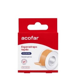 Acofar Esparadrapo de Tela Piel 5mx2.5cm