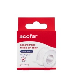 Acofar Esparadrapo de Tela Blanco 5mx2.5cm