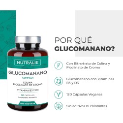 Nutralie Glucomanano Complex 120 Cápsulas + 120 Cápsulas Duplo Promocion