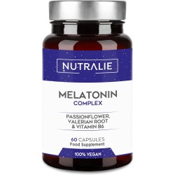 Nutralie Melatonin Complex Melatonina Pura Retard 1,8mg 60 Cápsulas