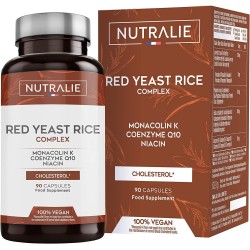 Nutralie Levadura de Arroz Rojo con Monacolina K 10 mg + Coenzima Q10 90 Cápsulas
