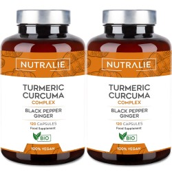 Nutralie Turmeric Cúrcuma Orgánica 120 Cápsulas + 120 Cápsulas Duplo Promocion