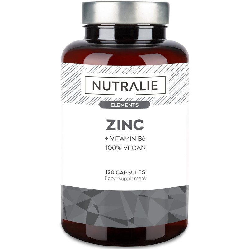 Nutralie Zinc + Vitamina B6 Piel Acné Pelo 120 Cápsulas