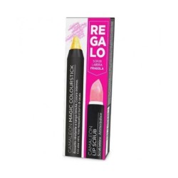 Camaleon Magic Colourstick Amarillo + Exfoliante Lip Scrub Fresa