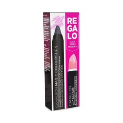 Camaleon Magic Colourstick Gris + Exfoliante Lip Scrub Fresa