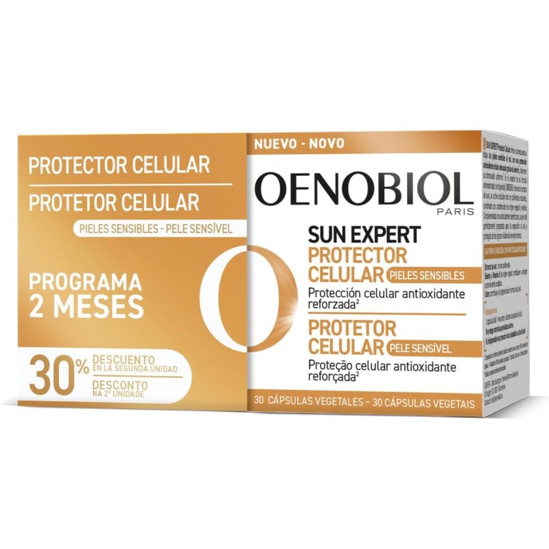 Oenobiol Solar Pieles Sensibles Duo 60 Cápsulas