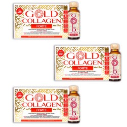 Gold Collagen Forte 10+10+10 Frascos 50ml Triplo Promoción