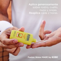 Fotoprotector Isdin Fusion Water Magic Alcaraz SPF50 50 ml beneficios