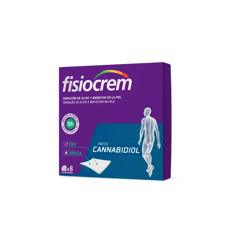 Fisiocrem Patch Cannabidiol 8 Parches