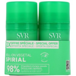 Svr Spirial 24 Desodorante Vegetal Antitranspirante Roll On 50 ml + 50ml Duplo Promocion