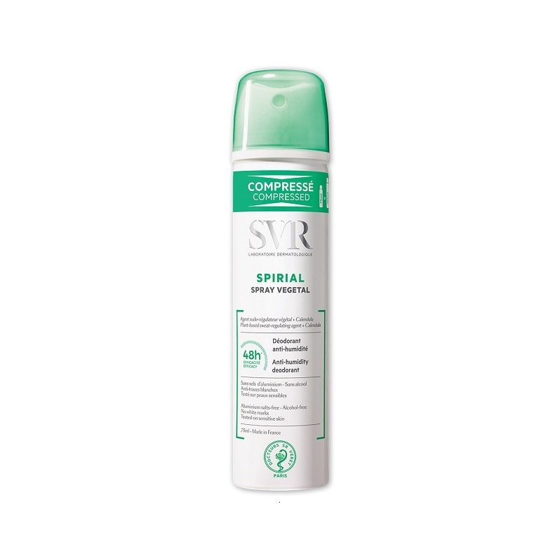 Svr Spirial 48 Desodorante Vegetal Anti Transpirante Spray 75ml