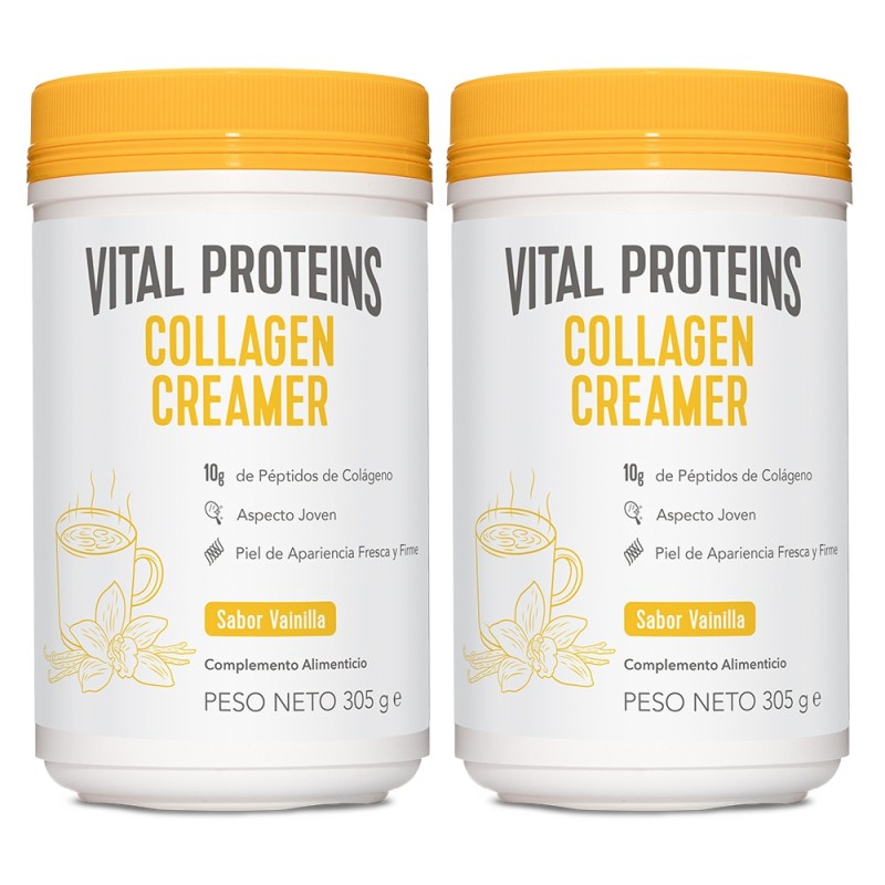 Vital Proteins Vainilla 305g + Vainilla 305g Pack Tratamiento 24 Dias