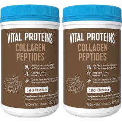 Vital Proteins Chocolate 297 Gramos + 297 Gramos Duplo Promocion