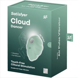 Satisfyer Cloud Dancer Verde Vibrador Air Pulse