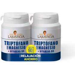 Ana Maria Lajusticia Triptófano Magnesio Vitamina B6 60 Comprimidos + 60 Comprimidos Duplo