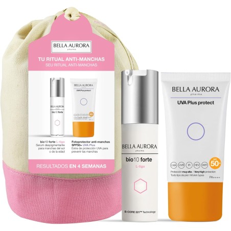 Bella Aurora bio10 Forte L-Tigo 30 ml + UVA Plus Protect 50 ml + Neceser