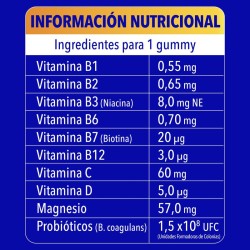 Bion3 Energy 60 +60 Gominolas Sabor Naranja