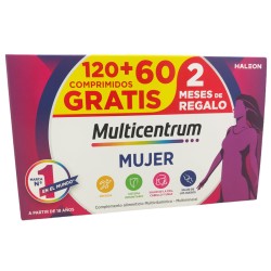 Multicentrum Mujer 120 Comprimidos + 60 Comprimidos Regalo Promoción