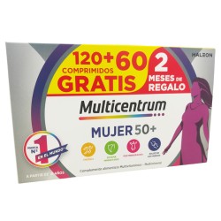 Multicentrum +50 Mujer 120 Comprimidos + 60 Comprimidos Regalo Promoción