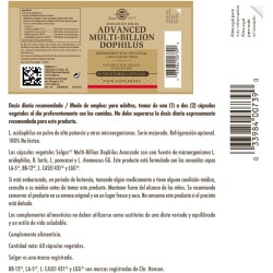 Solgar Advanced Multi Billion Dophilus 60 Cápsulas