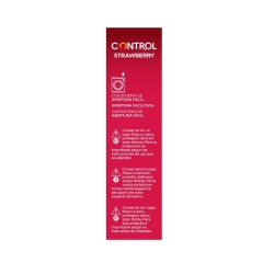 Control Preservativos Strawberry Fresa 12 unidades