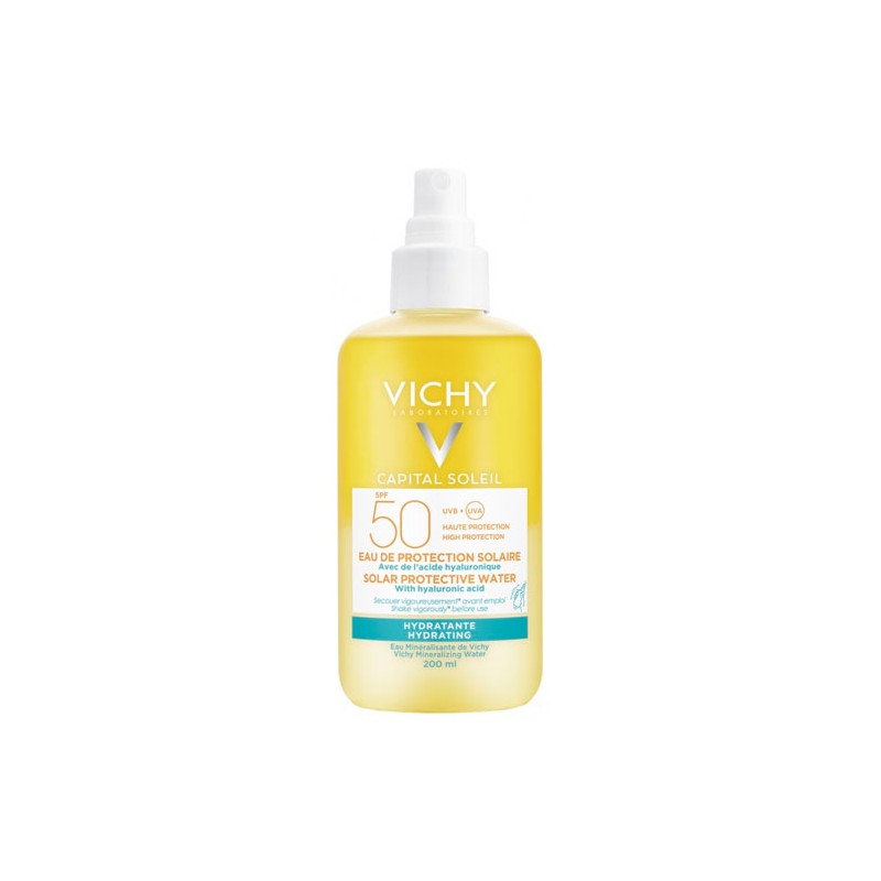 Vichy Capital Soleil Agua de Protección Solar Hidratante Spf50 200ml Vichy Capital Soleil Agua de Protección Solar Hidratante Spf50 200ml