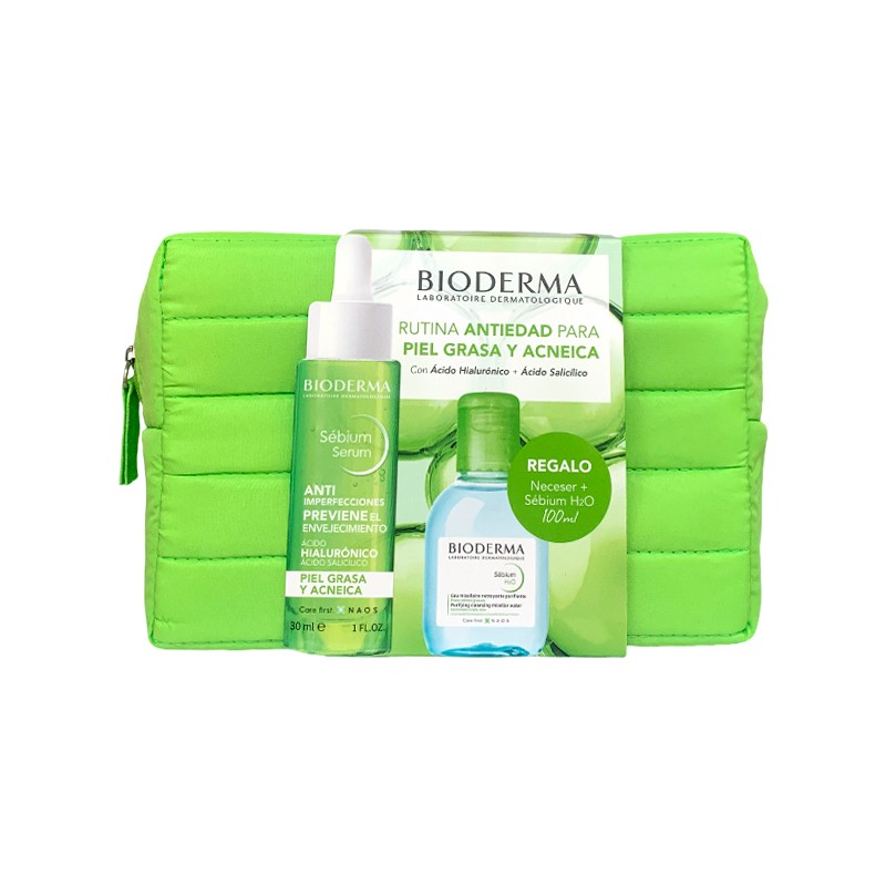 Bioderma Sébium Sérum 30ml + Sébium H2o Agua Micelar 100ml