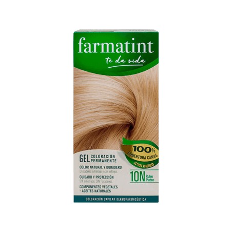 Farmatint 10N Gel Rubio Platino 135 ml