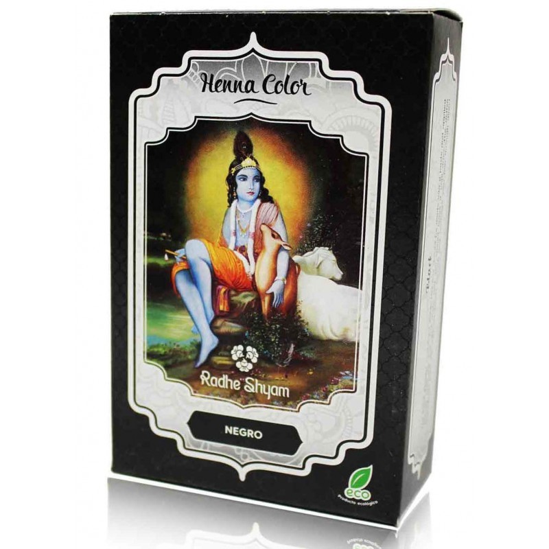 Radhe Shyam Henna Color Negro 100 gr Radhe Shyam Henna Color Negro 100 gr