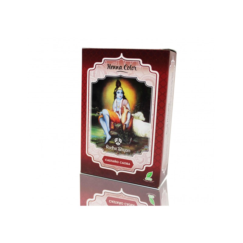 Radhe Shyam Henna Color Castaño Caoba 100 gr Radhe Shyam Henna Color Castaño Caoba 100 gr