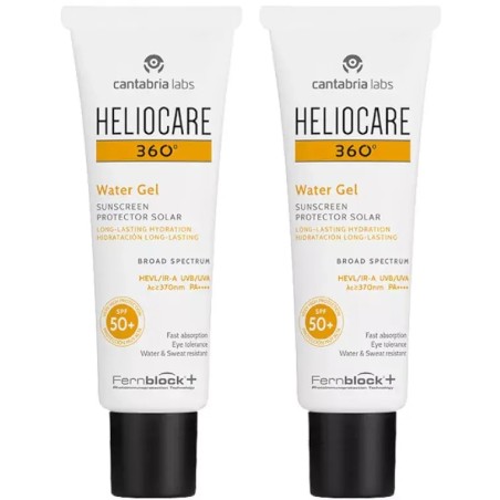 Heliocare 360 Gel Water SPF50+ 50ml + 50ml Duplo Promocion