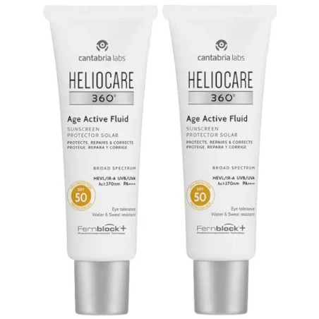 Heliocare 360 Age Active Fluido SPF50 50ml + 50ml Duplo Promocion
