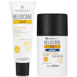 Heliocare 360 Gel Oil Free SPF50 50 ml + Sport Stick SPF50+ 25 gr