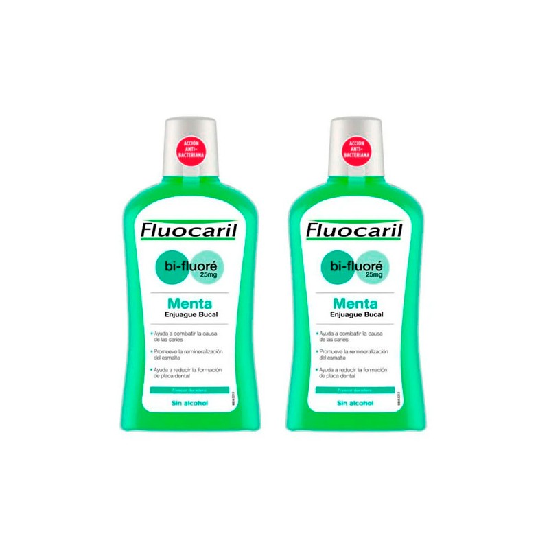 Fluocaril Bi Fluore Anticaries Colutorio 500ml + 500ml