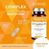 Nutralie B Complex + Vitamin C Alta Potencia 90 Cápsulas + 90 Cápsulas Duplo