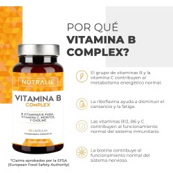 Nutralie B Complex + Vitamin C Alta Potencia 90 Cápsulas + 90 Cápsulas Duplo