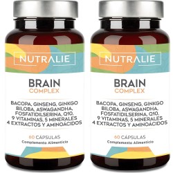 Nutralie Brain Complex Memoria Concentración 60 Cápsulas + 60 Cápsulas