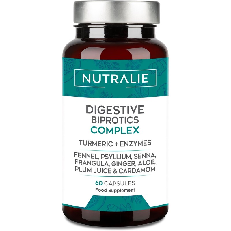 Nutralie Digestive Complex Cúrcuma + Enzimas 60 Cápsulas Nutralie Digestive Complex Cúrcuma + Enzimas 60 Cápsulas