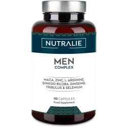 Nutralie Men Complex Maca Ginkgo Biloba Tribulus Terrestris L'Arginina 90 Cápsulas